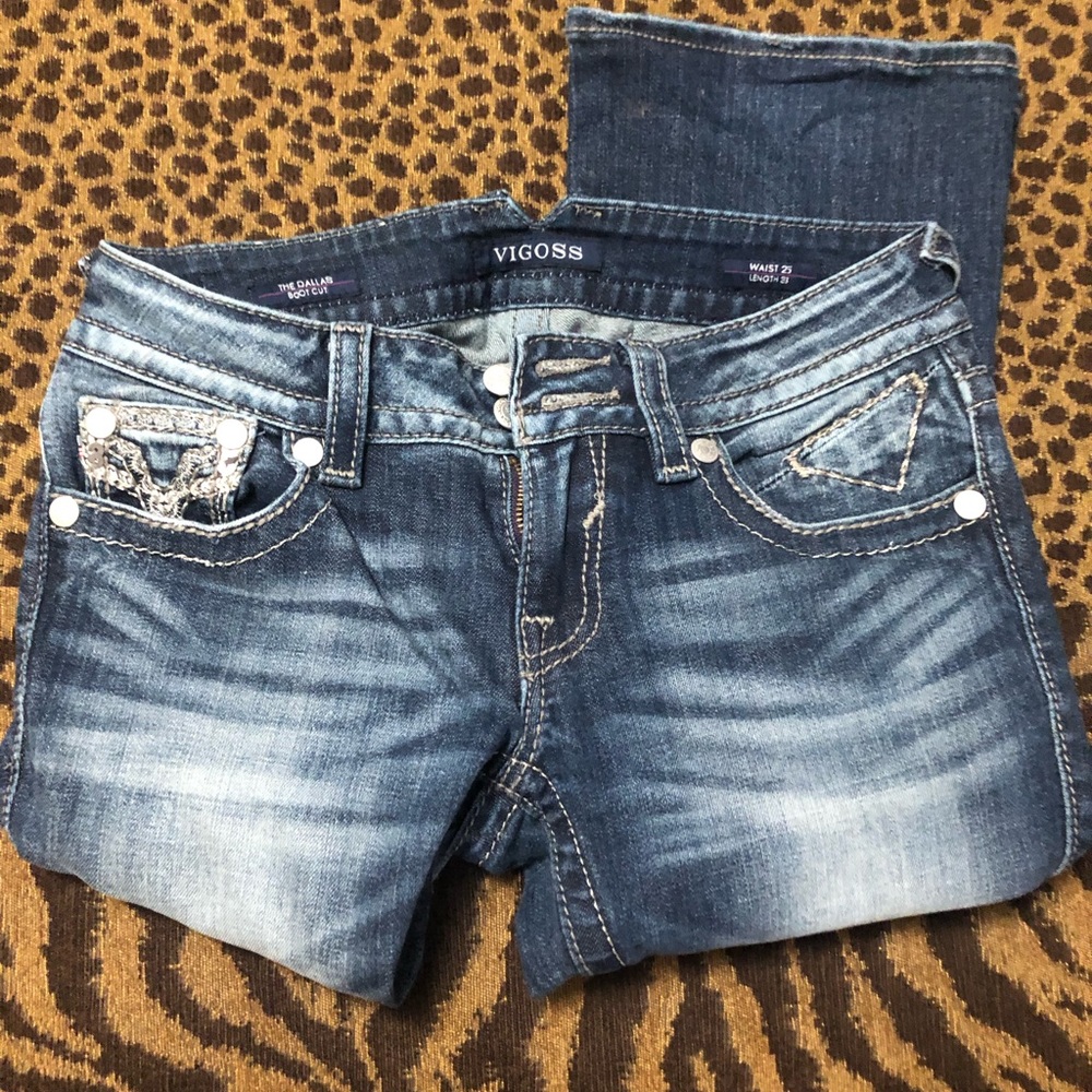 Vigoss, size 25 x 33, Bootcut, Blue